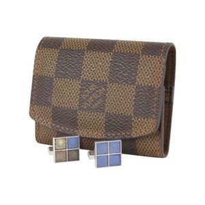 Louis Vuitton Damier Ebene Buton De Manchette Cuff